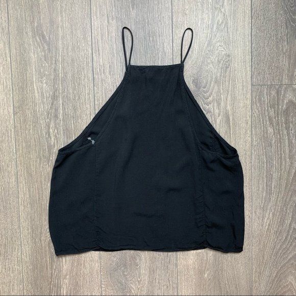 Brandy Melville Black Crop Tank Top One Size - Picture 6 of 10